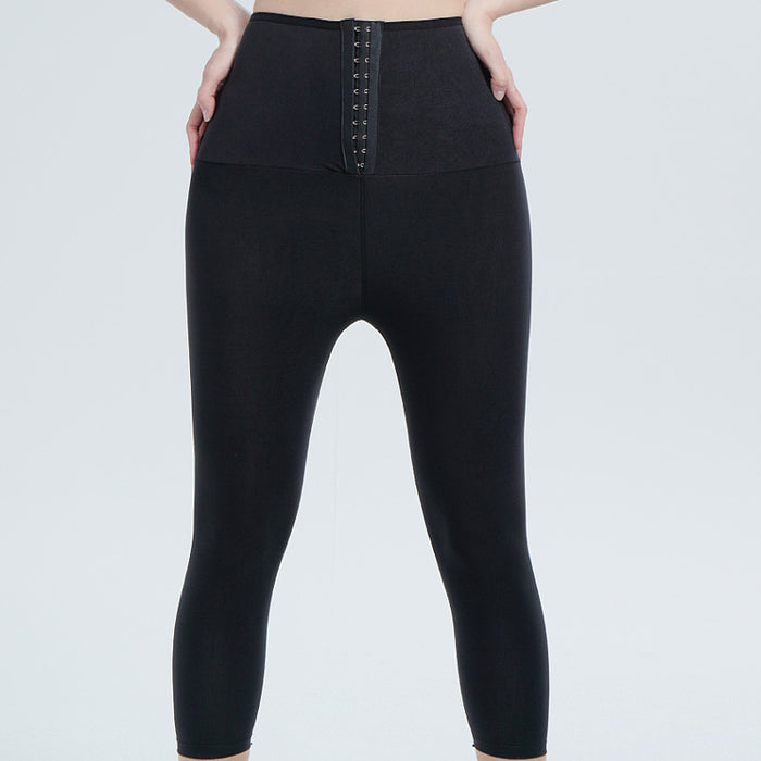 Pantalones de sudor al por mayor cintura delgada de cintura alta cintura alta de cadera con ropa de yoga jdc-sr-qianhe002