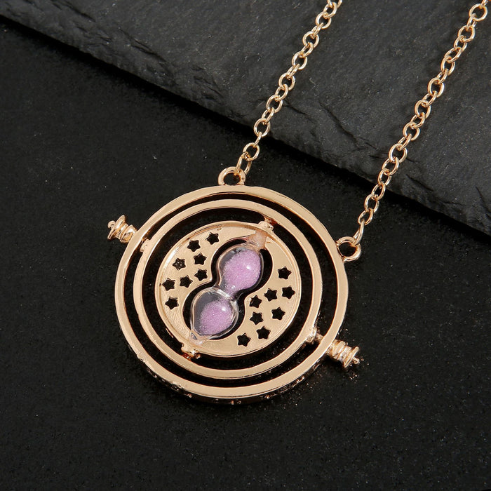 Wholesale Necklace Alloy Hourglass Sweater Chain MOQ≥2 (M) JDC-NE-PanF001