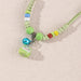 Jewelry WholesaleWholesale green beaded bell length adjustable braid bracelet JDC-BT-E274 Bracelet 奈珠 %variant_option1% %variant_option2% %variant_option3%  Factory Price JoyasDeChina Joyas De China