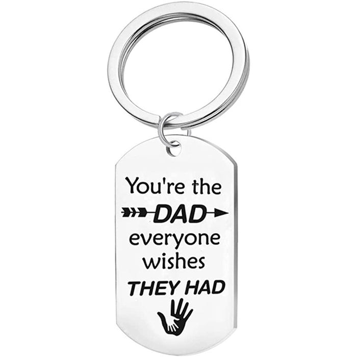 Wholesale Father's Day Gift Stainless Steel Military Brand Keychain MOQ≥2 JDC-KC-XYue001