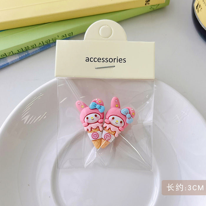 Wholesale Hairpin Candy Color Ice Cream Side Clip Children's Small Hair Accessories (S) JDC-HC-TengY001