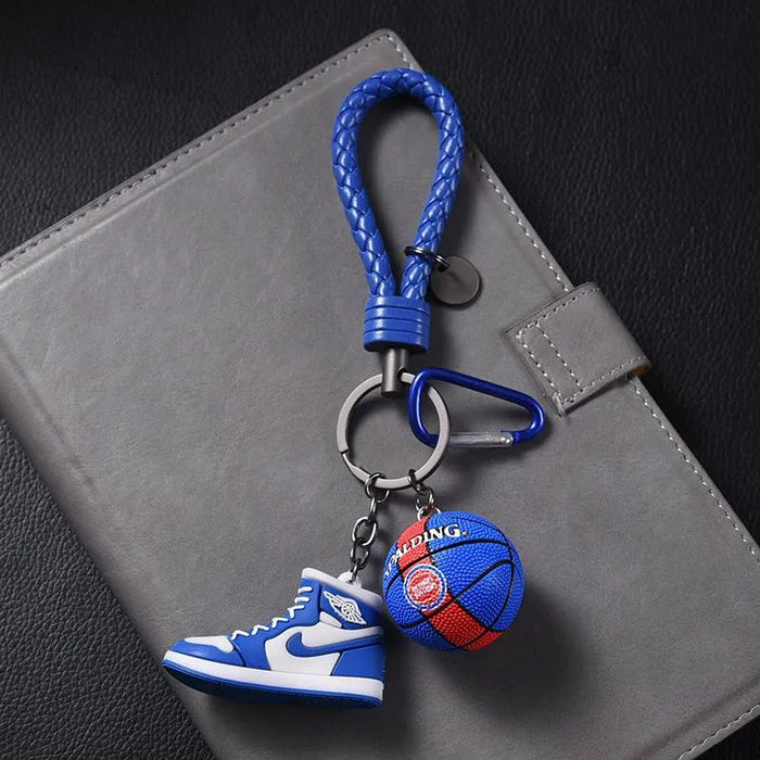 Wholesale Basketball Sneakers Silicone Lanyard Keychain (F) MOQ≥5 JDC-KC-Xuy001