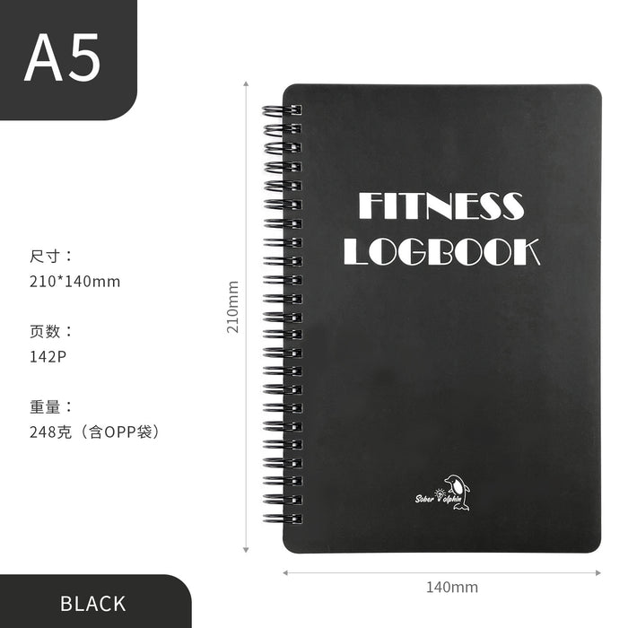 Wholesale Notebook A5 Diet Fitness Punch Record Book MOQ≥2 JDC-NK-Yingke001