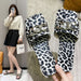 Jewelry WholesaleWholesale plus size summer new home leopard print women's flat slippers JDC-SD-YingX001 Sandal 滢心 %variant_option1% %variant_option2% %variant_option3%  Factory Price JoyasDeChina Joyas De China