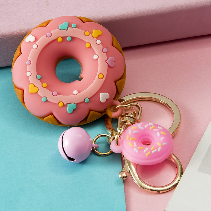 Jewelry WholesaleWholesale cartoon cute donut keychain JDC-KC-JiK004 Keychains 吉阔 %variant_option1% %variant_option2% %variant_option3%  Factory Price JoyasDeChina Joyas De China