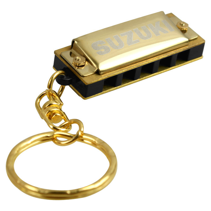 Wholesale Mini Keychain Small Mouth Gold Children's Harmonica JDC-KC-YNa001