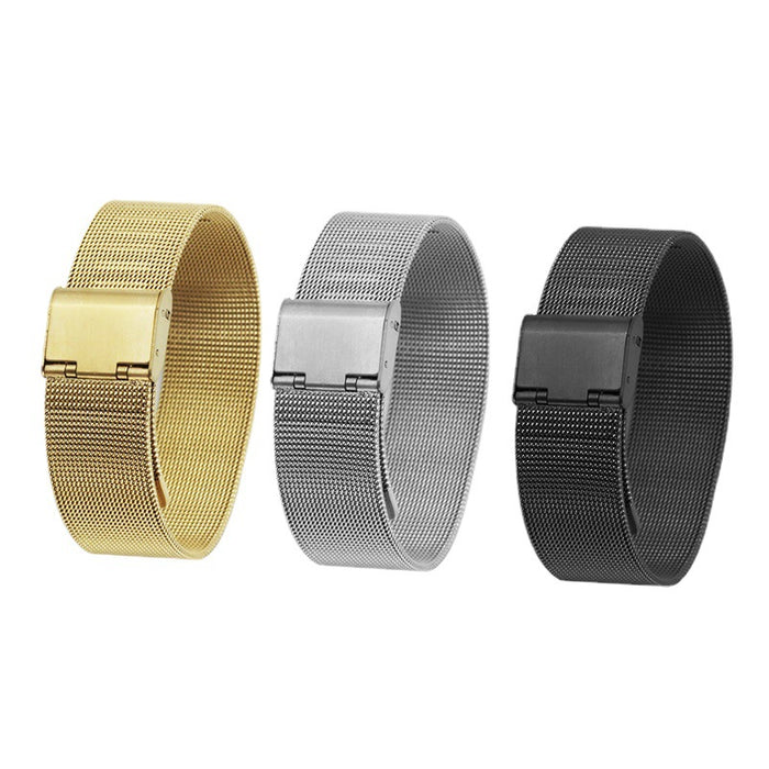 Wholesale 8MM Titanium Steel Buckle Metal Watch Band Bracelet JDC-WD-KSN001