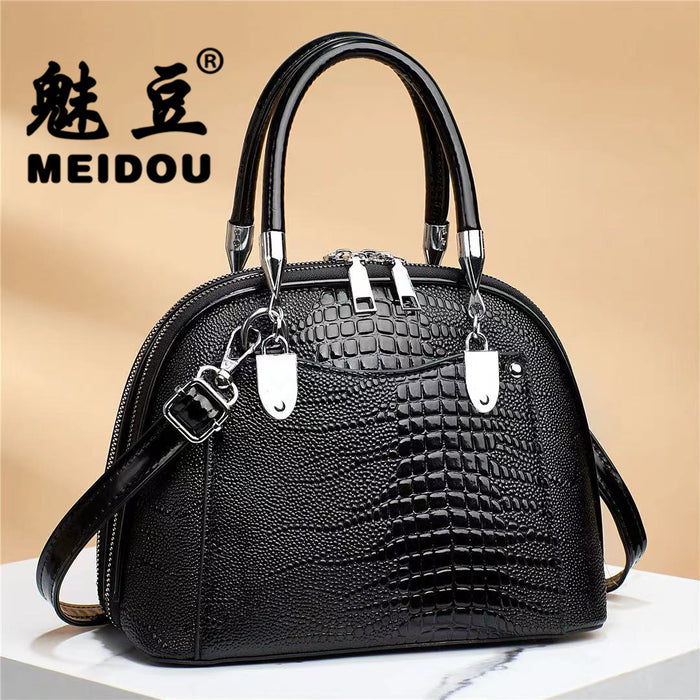 Wholesale Shoulder Bag PU Crocodile Pattern Retro Handbag Diagonal Cross JDC-SD-haim011