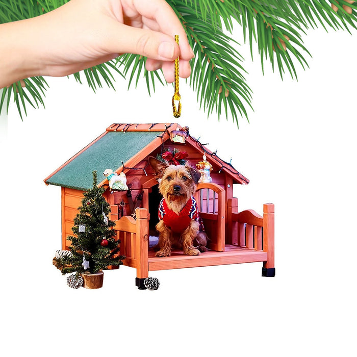 Wholesale Christmas Tree Decoration Animal House Pendant MOQ≥2 JDC-DCN-ChiC004
