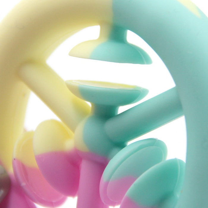 Tres anillos al por mayor anillos multicolor de apretón de agarre descompresión taza de succión juguetes de silicona moq≥2 jdc-ft-changr003