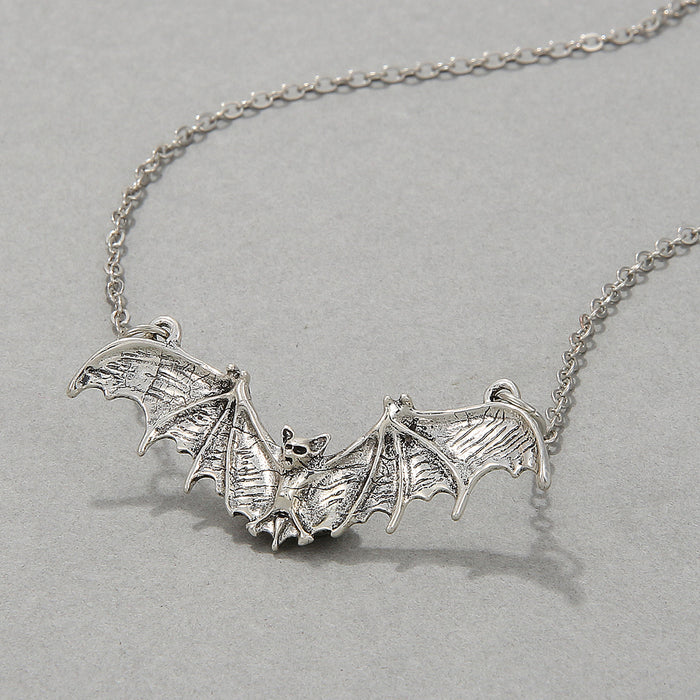 Wholesale Necklace Brass Bat Pendant Clavicle Chain JDC-NE-KAN003