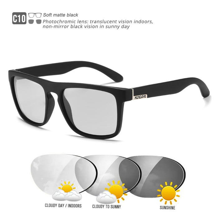 Gafas de sol polarizadas al aire libre al aire libre Classic Square versátil JDC-SG-HUIH002