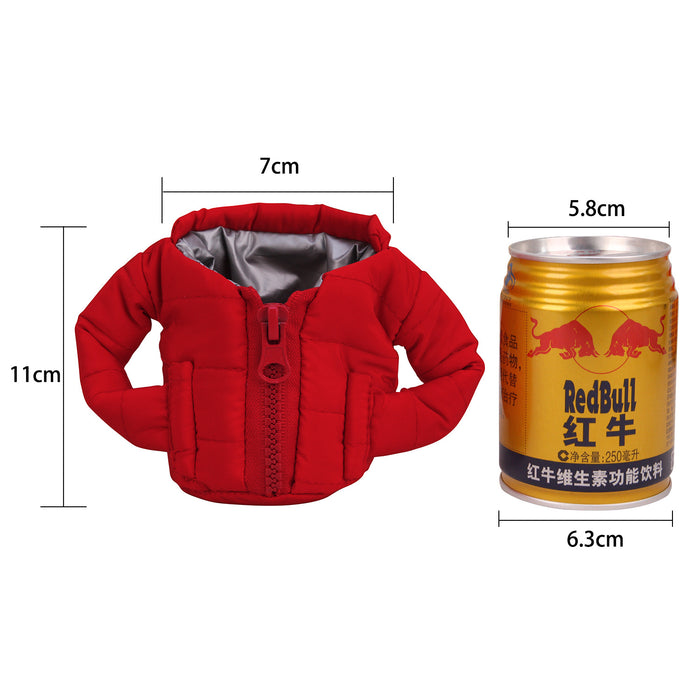 Wholesale Cup Cover Creative Can Drink Down Jacket Insulation Beer Waterproof MOQ≥2 JDC-CH-GSJS001