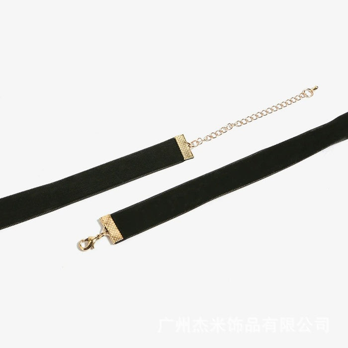 Wholesale Necklace Alloy Hip Hop Cross Pendant Clavicle Chain MOQ≥2 JDC-NE-JM007