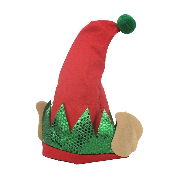 Bordado de navidad de tela de sombrero al por mayor Santa Claus extendida MOQ≥2 JDC-FH-WMING002