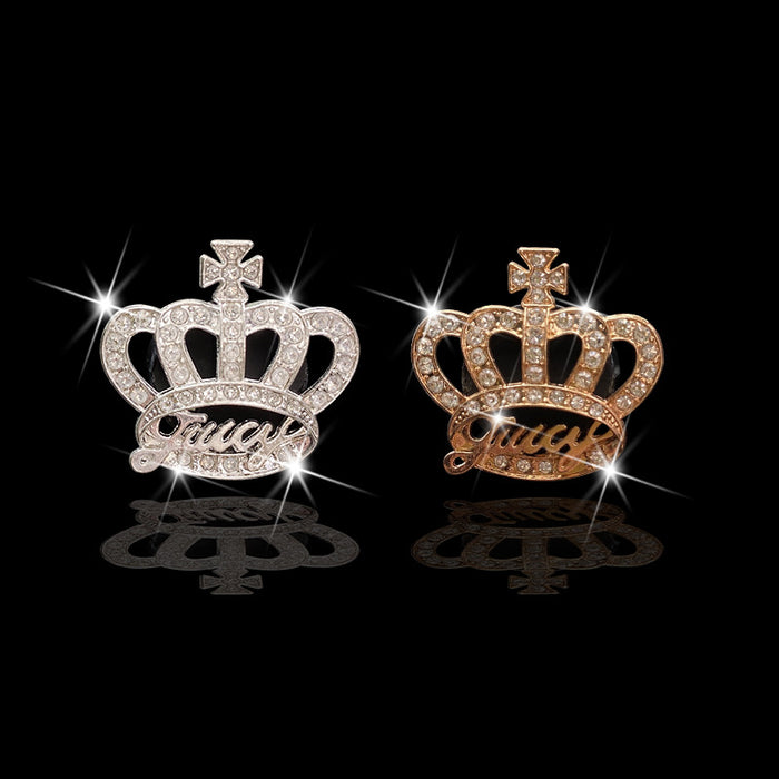 Wholesale Car Accessories Metal Rhinestone Crown Air Outlet Perfume Clip JDC-CA-ZNYK014