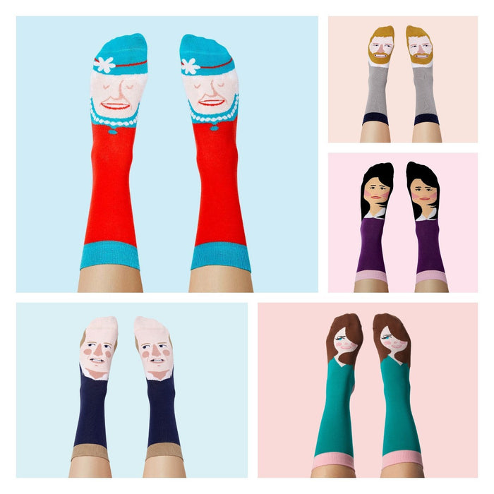 Wholesale socks fabric jacquard celebrity series trendy socks JDC-SK-QAng009