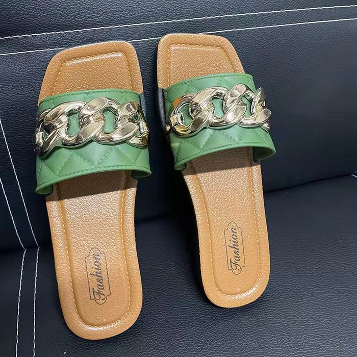 Wholesale summer thick bottom soft bottom anti student slippers JDC-SP-Guod005