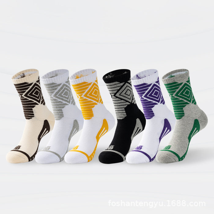Wholesale basketball socks towel bottom non-slip wear-resistant thickened medium tube JDC-SK-TengYu001