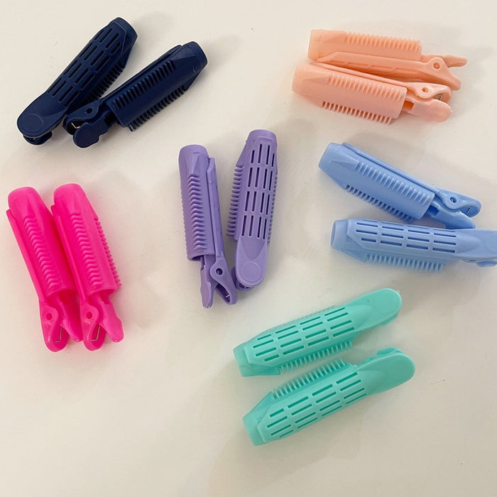 Wholesale hair band plastic hair root puff clip JDC-HC-YueRG004