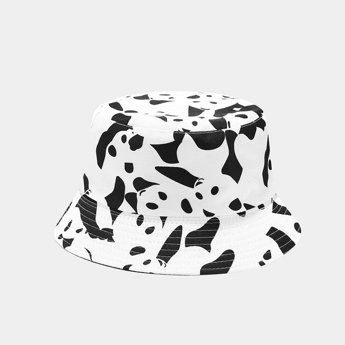 Wholesale cow pattern print bucket hat JDC-FH-LvYi018