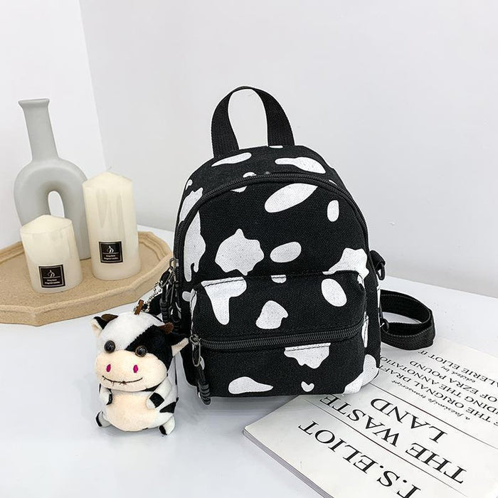 Wholesale Backpack Canvas Cute Cow Pattern JDC-BP-Lufan001