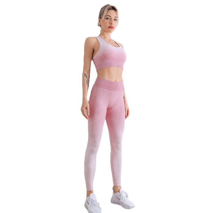 Wholesale Yoga Clothing Set Women Seamless Sports Bra MOQ≥2 JDC-SW-Chunw001