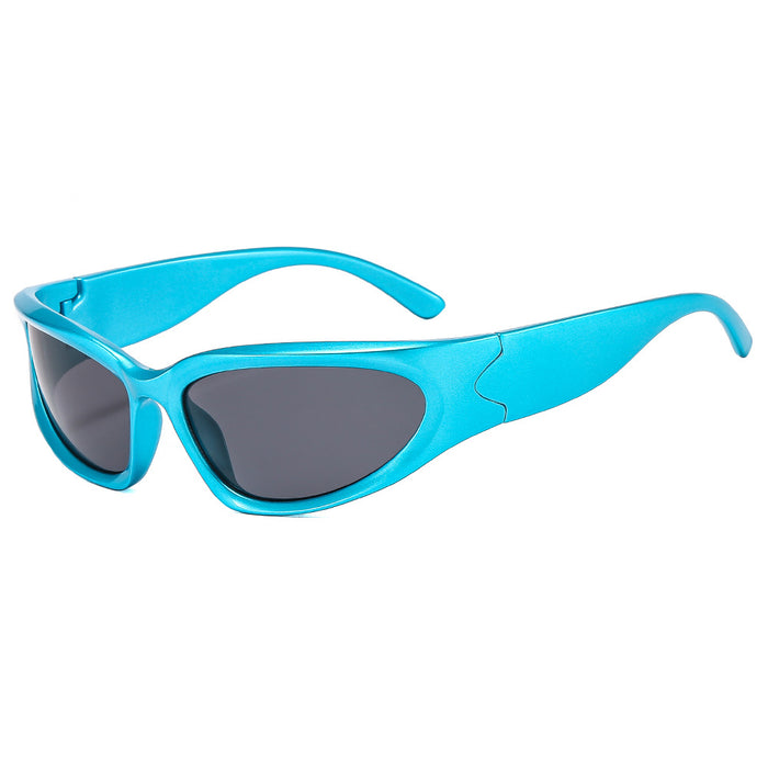 Wholesale Sunglasses PC UV Protection All Inclusive MOQ≥2 JDC-SG-ZhuiF003