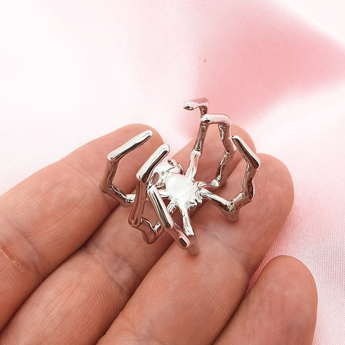 Wholesale Ring Copper Gothic Spider Party MOQ≥2 JDC-RS-HuiB002