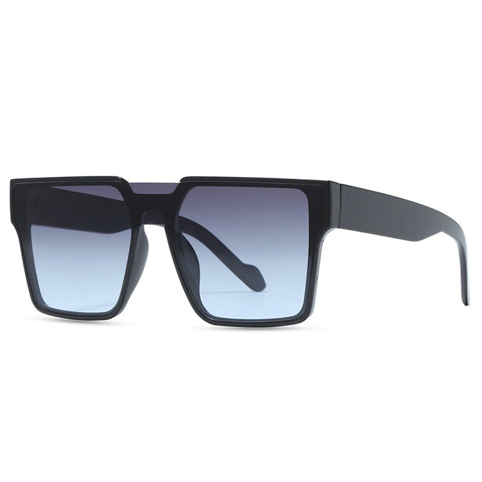 Wholesale Sunglasses PC Large Square Frame Siamese Gradient Outdoor JDC-SG-AoB003