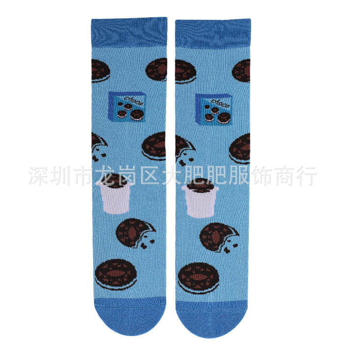 Wholesale socks combed cotton letters JDC-SK-DFF011