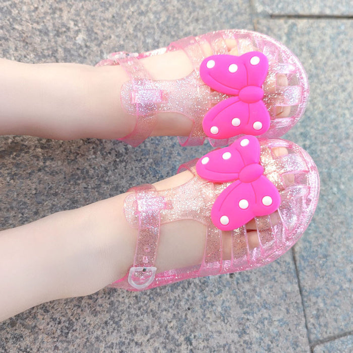Wholesale summer baby girl Baotou jelly sandals JDC-SD-XinZ001