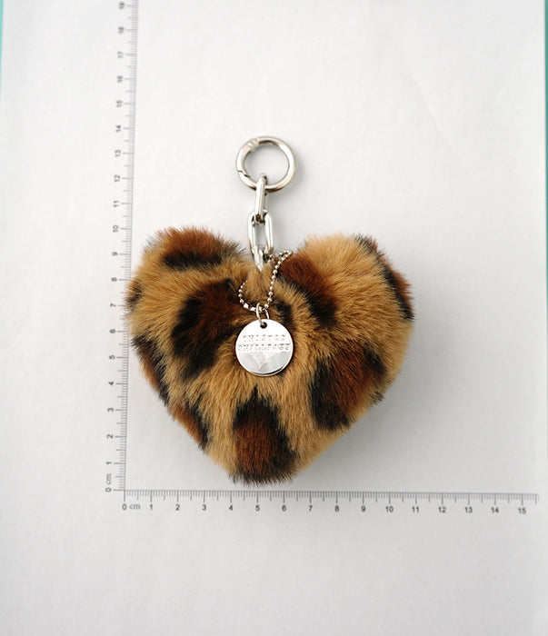 Wholesale Keychains Hairball Heart Color Gradient JDC-KC-ShuL016
