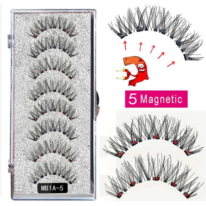 Wholesale eyelashes plastic magnetic false eyelashes MOQ≥3 JDC-EY-YSM003