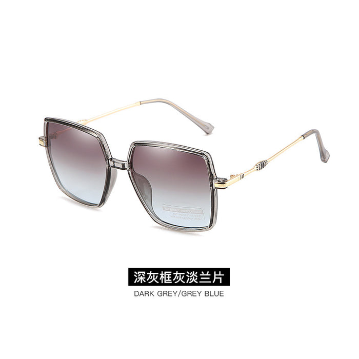 Wholesale sunglasses TAC large square frame polarized UV protection JDC-SG-KaiX029