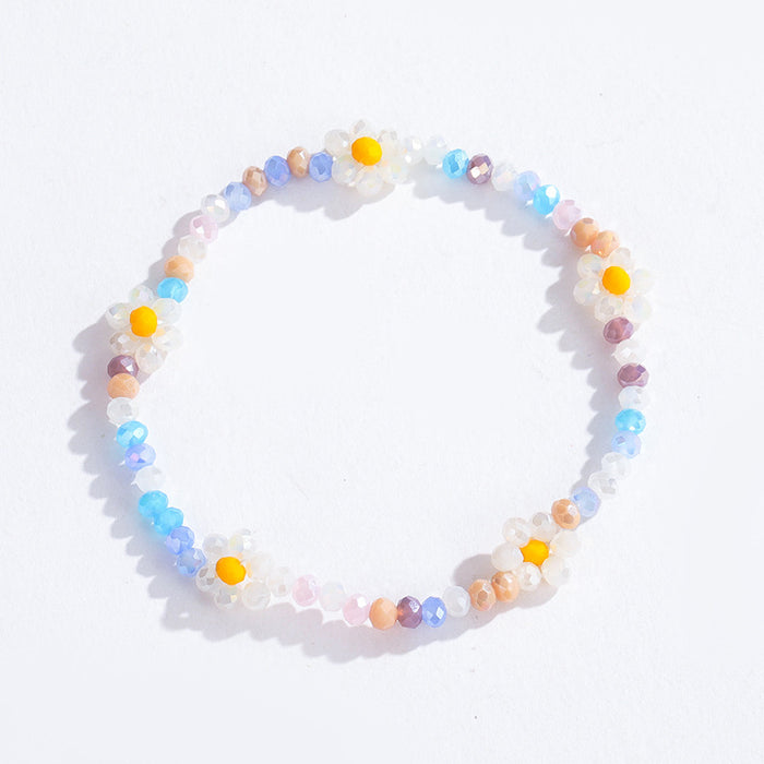 Beads trenzados de cristal de brazalete al por mayor jdc-bt-kenj011