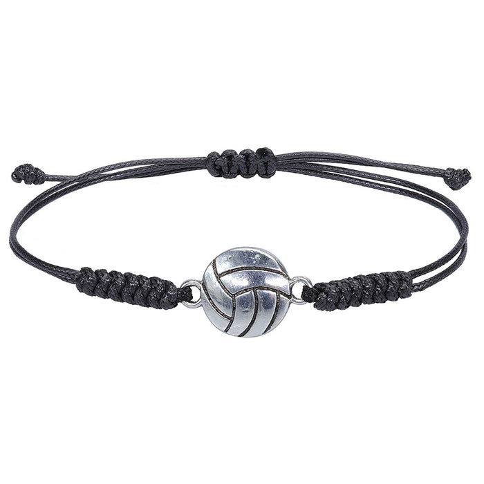 Wholesale Bracelet Alloy Hand Woven Baseball Football Basketball MOQ≥2 JDC-BT-YIYe033