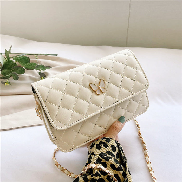 Jewelry WholesaleWholesale embroidered thread rhombus solid color shoulder bag  JDC-SD-Jianni002 Shoulder Bags 简尼 %variant_option1% %variant_option2% %variant_option3%  Factory Price JoyasDeChina Joyas De China