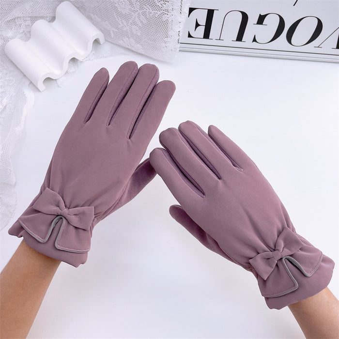 Wholesale Gloves Suede Outdoor Warming Touch Screen JDC-GS-MYuan010