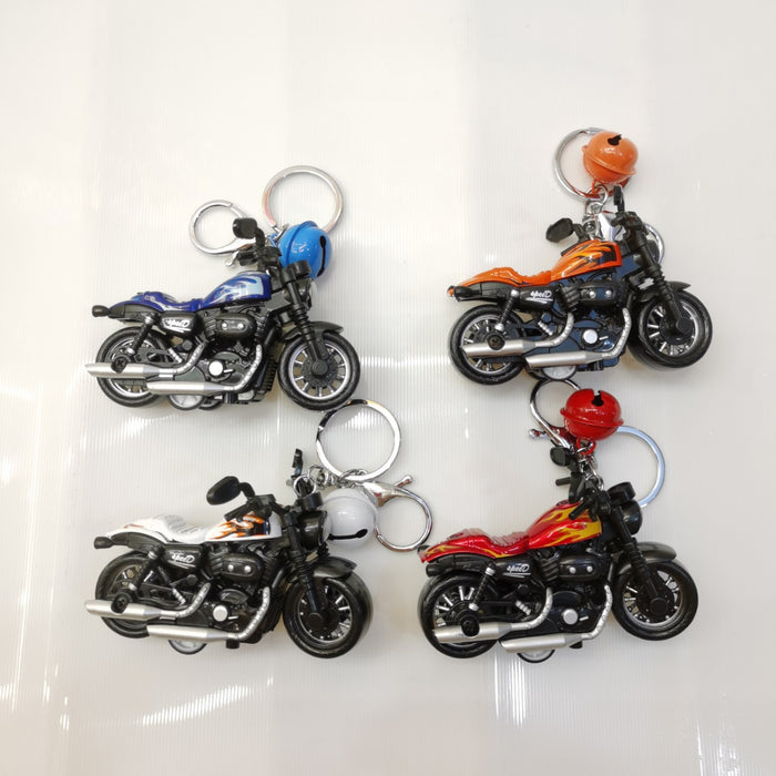 Wholesale Keychains Plastic Alloy Hart Motorcycle MOQ≥2 JDC-KC-LYD002