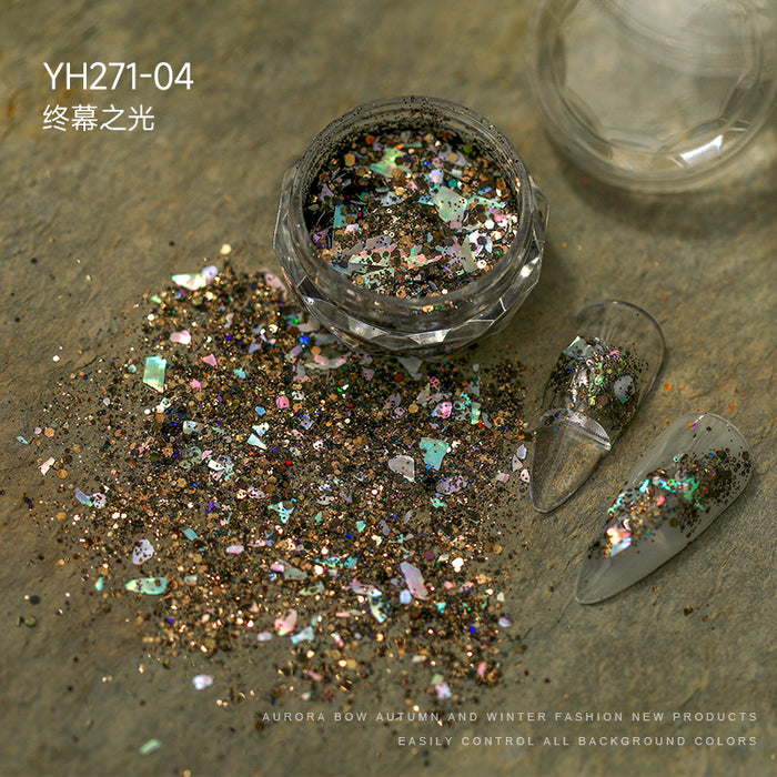 Wholesale Nail Art Ultra Thin Shell Glitter JDC-NS-Wenyu001