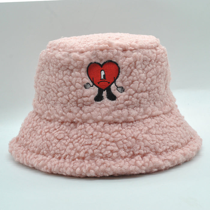 Bordado de lana de sombrero al por mayor Hatm Warm Bucket Gat (F) JDC-FH-PNI011