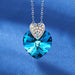Jewelry WholesaleWholesale Heart Necklace Women Fashion Blu-ray Crystal Love JDC-NE-XunO053 Necklaces 循欧 %variant_option1% %variant_option2% %variant_option3%  Factory Price JoyasDeChina Joyas De China