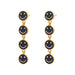 Jewelry WholesaleWholesale Cute Smiley Long Earrings Copper Plated Real Gold Drop Oil JDC-ES-LvC002 Earrings 侣聪 %variant_option1% %variant_option2% %variant_option3%  Factory Price JoyasDeChina Joyas De China