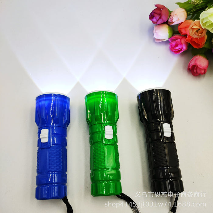 Wholesale Keychains Plastic Adjustable Aperture Small Torch Glare LED MOQ≥2 JDC-KC-EnC008