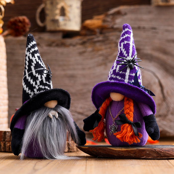 Tela de juguete al por mayor Halloween gnome sin rostro moq≥2 jdc-ft-quy002