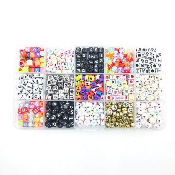 Wholesale Acrylic Beads DIY Beaded Beads For Bracelets MOQ≥5 JDC-DIY-BiN003