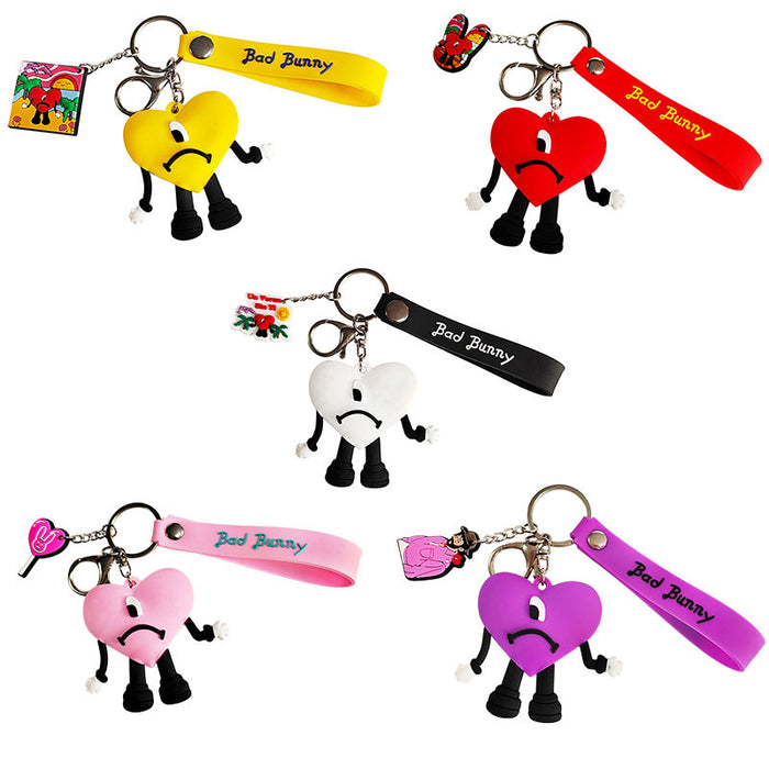 Wholesale Keychains PVC Hardware Love Cute Cartoon (M) MOQ≥5 JDC-KC-MaiQii001