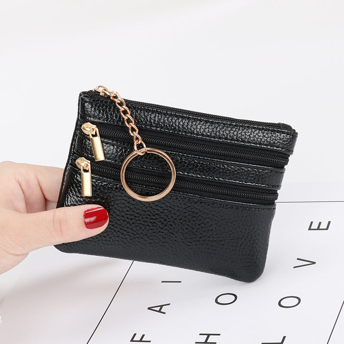 Wholesale PU Leather Coin Purse Keychain Wallet JDC-KC-ShMei001