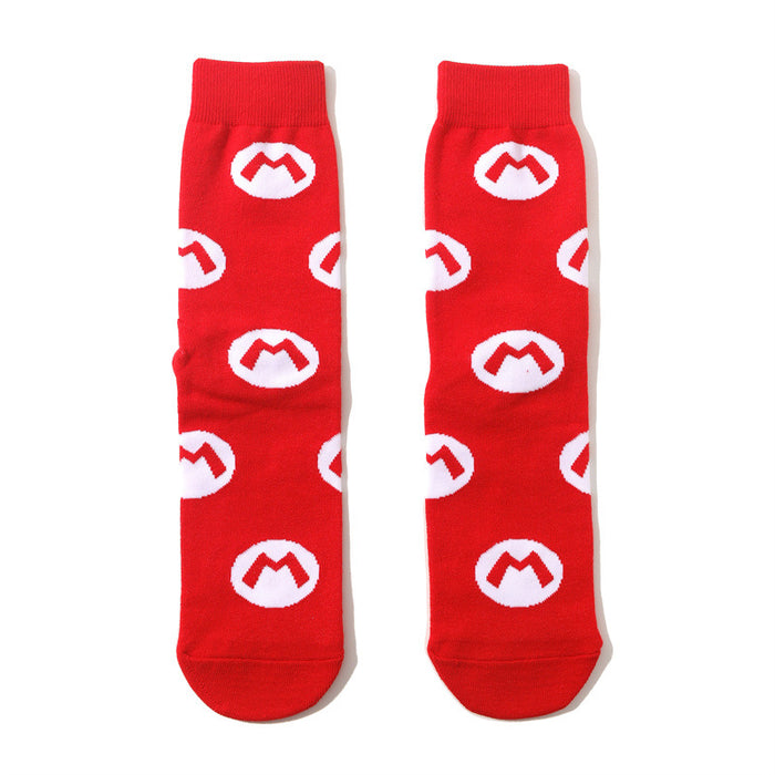 Wholesale socks cotton mushroom cartoon MOQ≥8 JDC-SK-HuiHe024